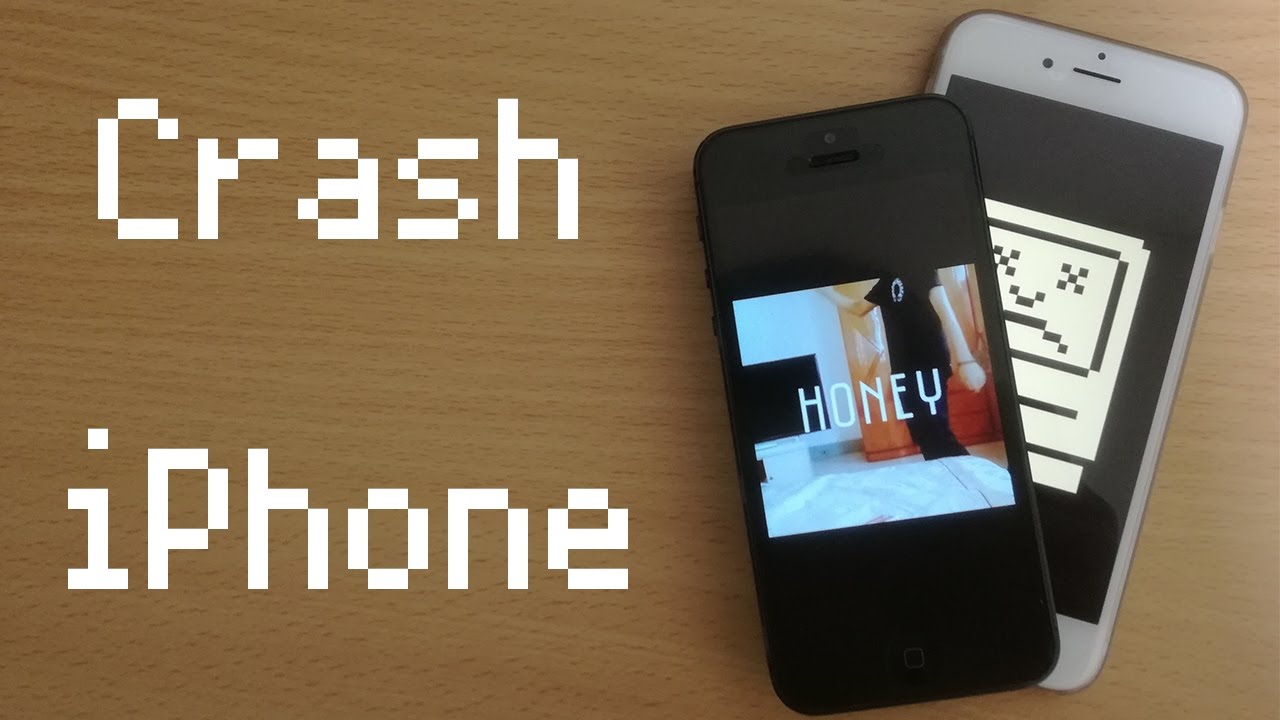 悪用禁止 Iphoneを簡単にクラッシュさせる方法 Youtube