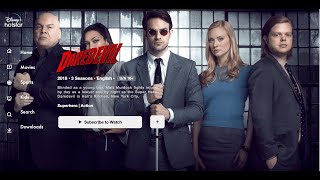 🔥Beginner Hotstar Landing Page by using  HTML and CSS Only || Create This|| Daredevil home page😍 Guide