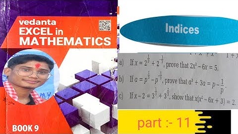 Class 9 Indices solutions || #vedanta #indices   || law of indices solutions