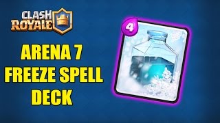 클래시 로얄 얼음 마법 덱 Clash Royale - Best Freeze Spell Decks and Attack Strategy for Arena7