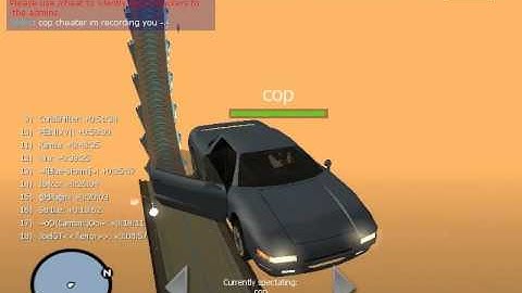 MTA:Sa 1.0.3 - Cheaters on EPG Server: Cop