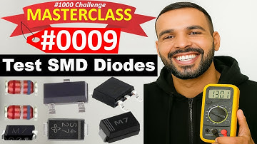 #009 Electronic Components: SMD Diode Testing Using Multimeter | how to check schottky diode