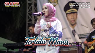 TERLALU MANIS - ENY SAGITA - ( Dipopulerkan oleh Slank ) | Live Alun-Alun Caruban Madiun 2022