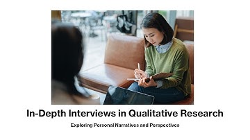 In-Depth Interviews in Qualitative Research | Step-by-Step Guide with Examples || Chapter 4