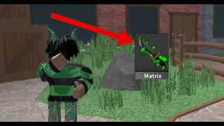 I GOT THE NEW MATRIX EFFECT IN MM2 (Murderer Mystery 2)