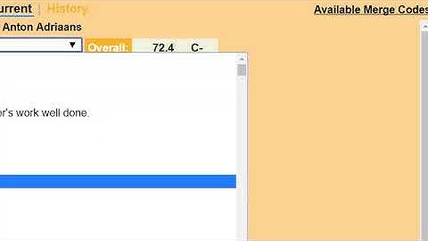 Progress Reports Comments on Edadmin