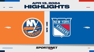NHL Highlights | Islanders vs. Rangers - April 13, 2024