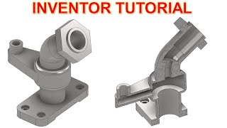 Inventor 2022 Tutorial #250 | 3D Model Basic Beginners