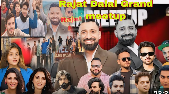 Rajat Dalal Grand Meetup Vlog 🔥#rajatdalal