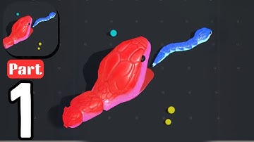 Snake Clash  - Gameplay Walkthrough Part 2 , Mobile Game Tutorial Android, iOS