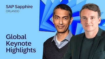 Global Keynote Highlights: Business AI, Joule, & Suite in 12 Minutes | SAP Sapphire Orlando 2025
