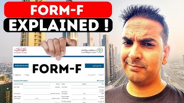 What Is Form F in Dubai Real Estate? | Buyer & Seller Guide 2025