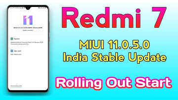 Redmi 7 MIUI 11.0.5.0 Global Stable Update (IN) Rolling Out Start