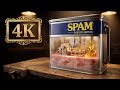 MASSIVE PRODUCTION: High-Tech Process of Making Millions of Luncheon Meat Cans 4k
