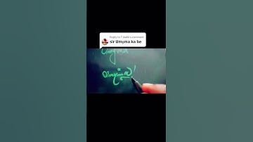 Umyma signature / Farooq Muhammad #youtubeshorts #short