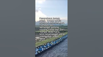 Dari Sungai Biasa Jadi Wisata Viral: Keajaiban Desa Cimanggung Sumedang!.  #viralvideo #viral