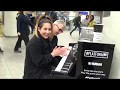 Beginner Piano Girl Gets A Surprise
