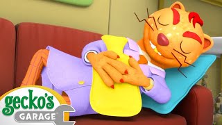 Taking Care of Weasel | Gecko's Garage | Cartoons For Kids | Toddler Fun Learning