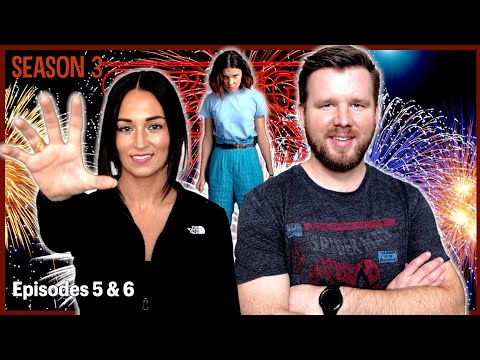 My wife watches Stranger Things for the FIRST time || Season 3 Episodes 5 & 6