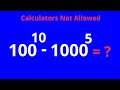 Can you simplify this 1001010005 but 99 failed it