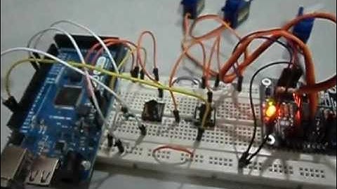 Arduino Board Interface with Servo Board to Control Servo Motor