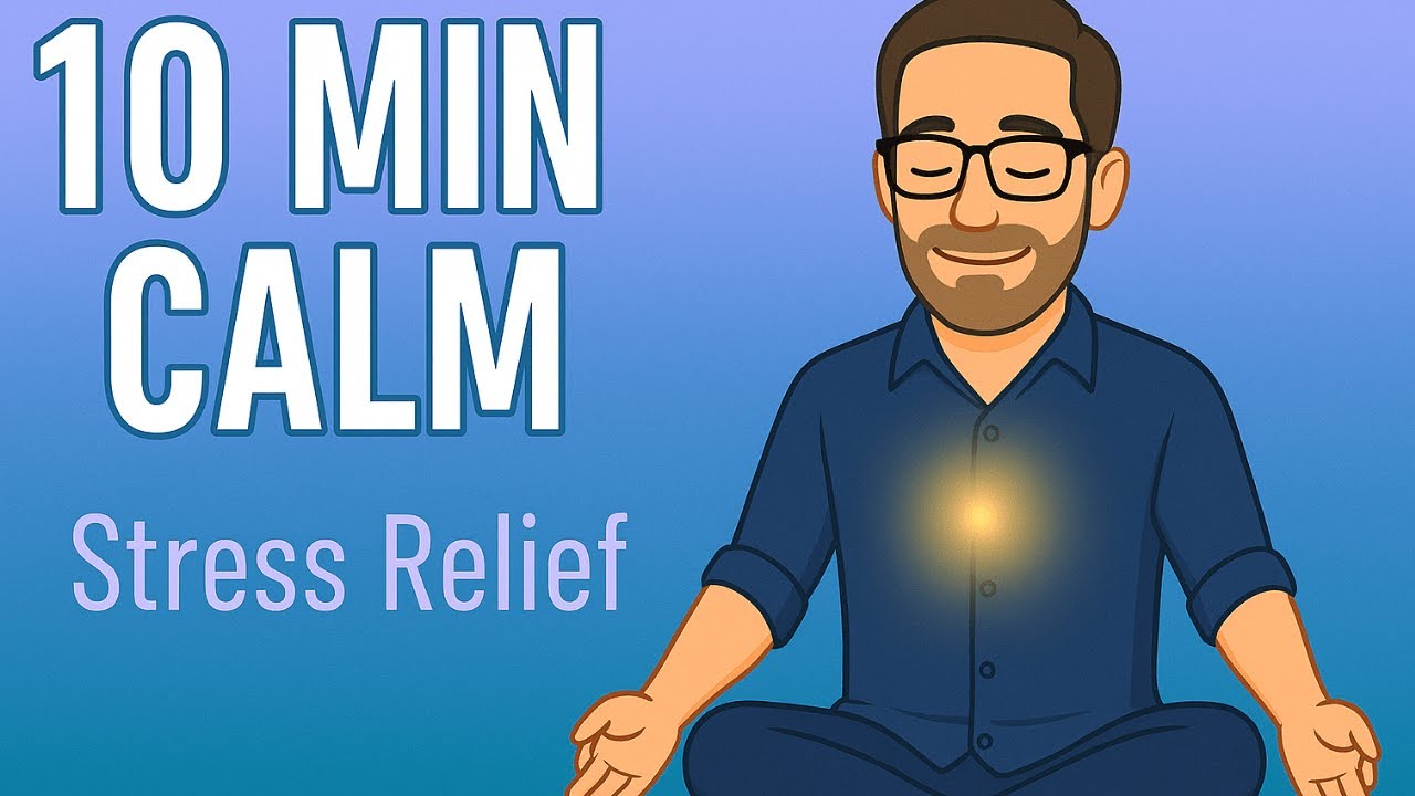 10 Minute Meditation for Anxiety & Stress Relief - YouTube