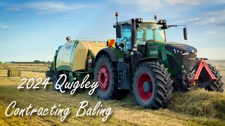 2024 Quigley Contracting baling at Ashburton, NZ