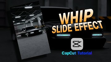 Create A Smooth Whip Sliding Car Effect In CapCut | CapCut Editing Tutorial