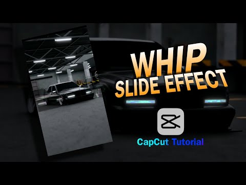 Create A Smooth Whip Sliding Car Effect In CapCut | CapCut Editing Tutorial