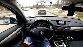 2014 BMW X1 E84 18d 143 Hp POV Test Drive @DRIVEWAVE1