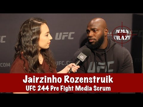 Jairzinho Rozenstruik on Andrei Arlovski "Im going to show you some things" at UFC 244