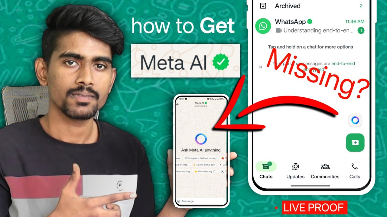 How To Get Meta Ai On Whatsapp 2025 | Whatsapp Meta Ai Option Not ...