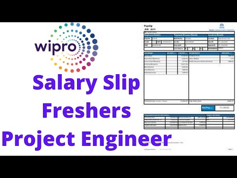 Wipro Salary Slip || Wipro Salary For Project Engineer || Wipro In Hand Salary for Freshers 2022