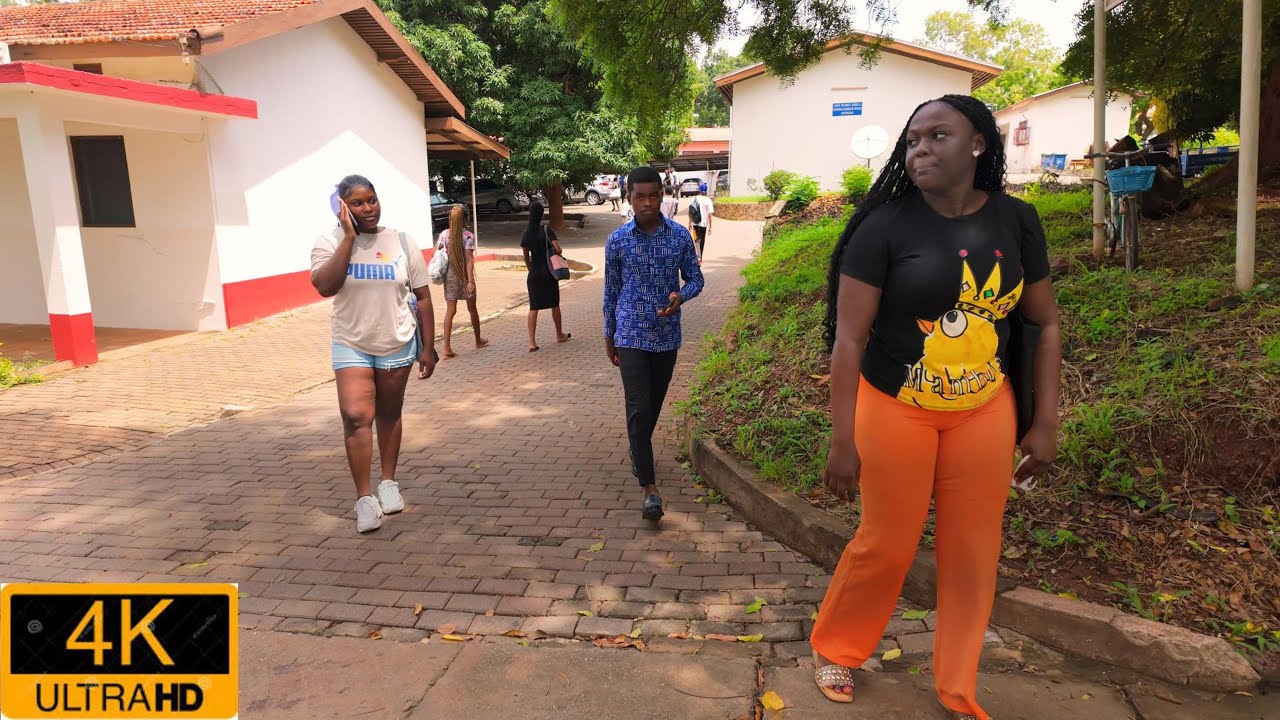 🇬🇭 4K   Walking Tour at the University of Ghana Campus, Legon