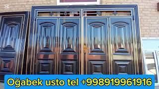 : Bu Ustoni ishinga baxo bering temir eshik darvoza akfo oynalar dostofka xorazm qoraqalpgiston b`oylab