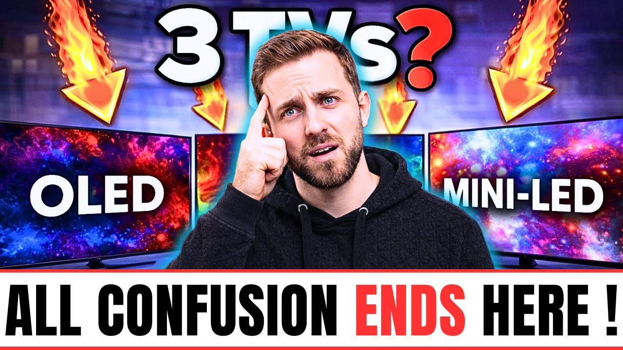 OLED vs QLED vs Mini-LED — The ONLY Video You Need to Watch 