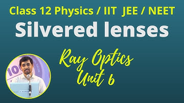 Silvered lenses -  Ray Optics Unit 6 Class 12 Physics