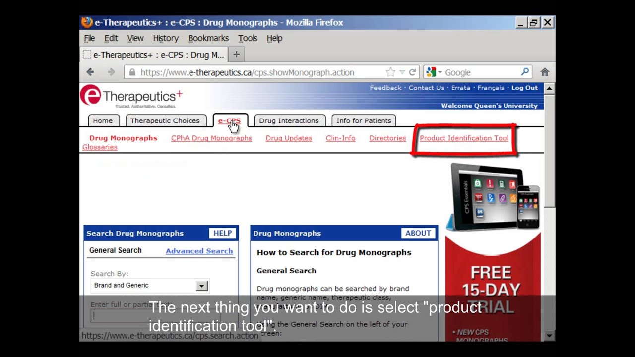 What s that pill using the ecps pill identification tool youtube