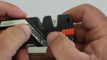 resoling issues Sharpal 101N 6-In-1 Knife Sharpener