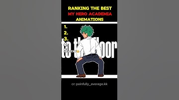 Ranking The Best My Hero Academia Animation #myheroacademia #deku #bakugo #anime #animation #edit