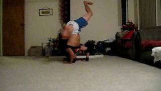 first time catching elbow airflare to headspin 2-3-09