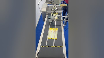 Stacker Printer With Conveyor | Mrp date, Expiry, Mfd #ytshort High-Speed Pouch Printing Machine