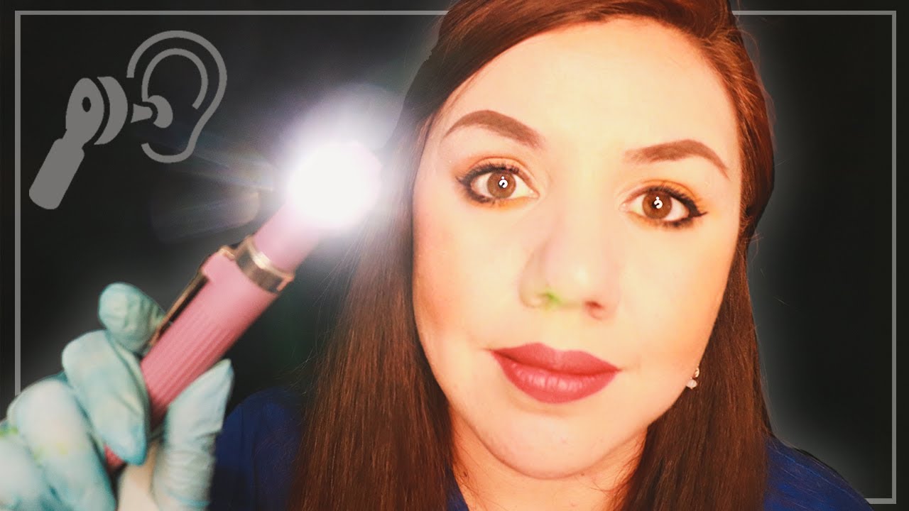 ASMR an EAR CLEANING Roleplay Up Close Medical Exam / Gloves and Ear Drops