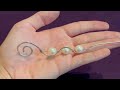 Wire-wrapping Simple Hair Pin Tutorial (Beginners)