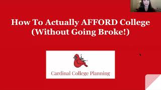 How To Afford College (Without Going Broke!)