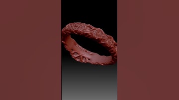 Sculpting a cushion rings in Zbrush