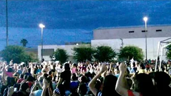 cumbia cumbia ANGELES AZULES en vivo desde la plaza mayor en torreon coauila