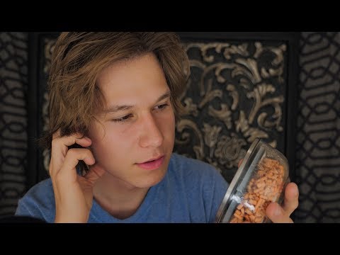 ASMR whisper reading household items