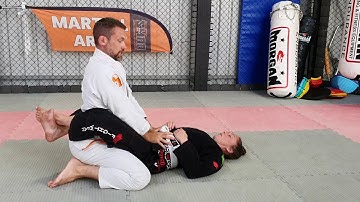 BJJ fundamentals-bridge and roll escape from mount