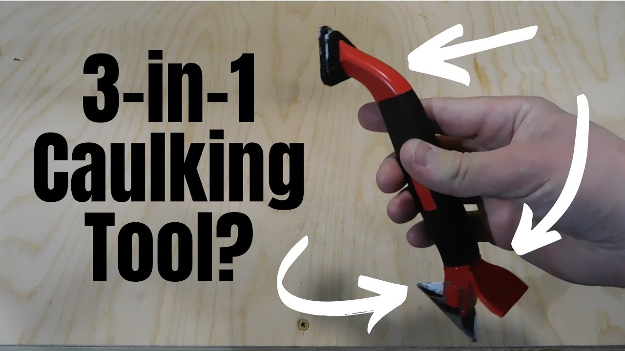 HOW TO REMOVE CAULKING EASILY - Allway 3 in 1 Caulk Removal and Application  Tool Review 